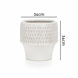 Porcelain Plant Pot Medium
